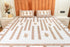 Handmade Queen Size Jaipuri Block Print Bedsheet with Floral Medallions SUKHARA HOME and LIFESTYLE