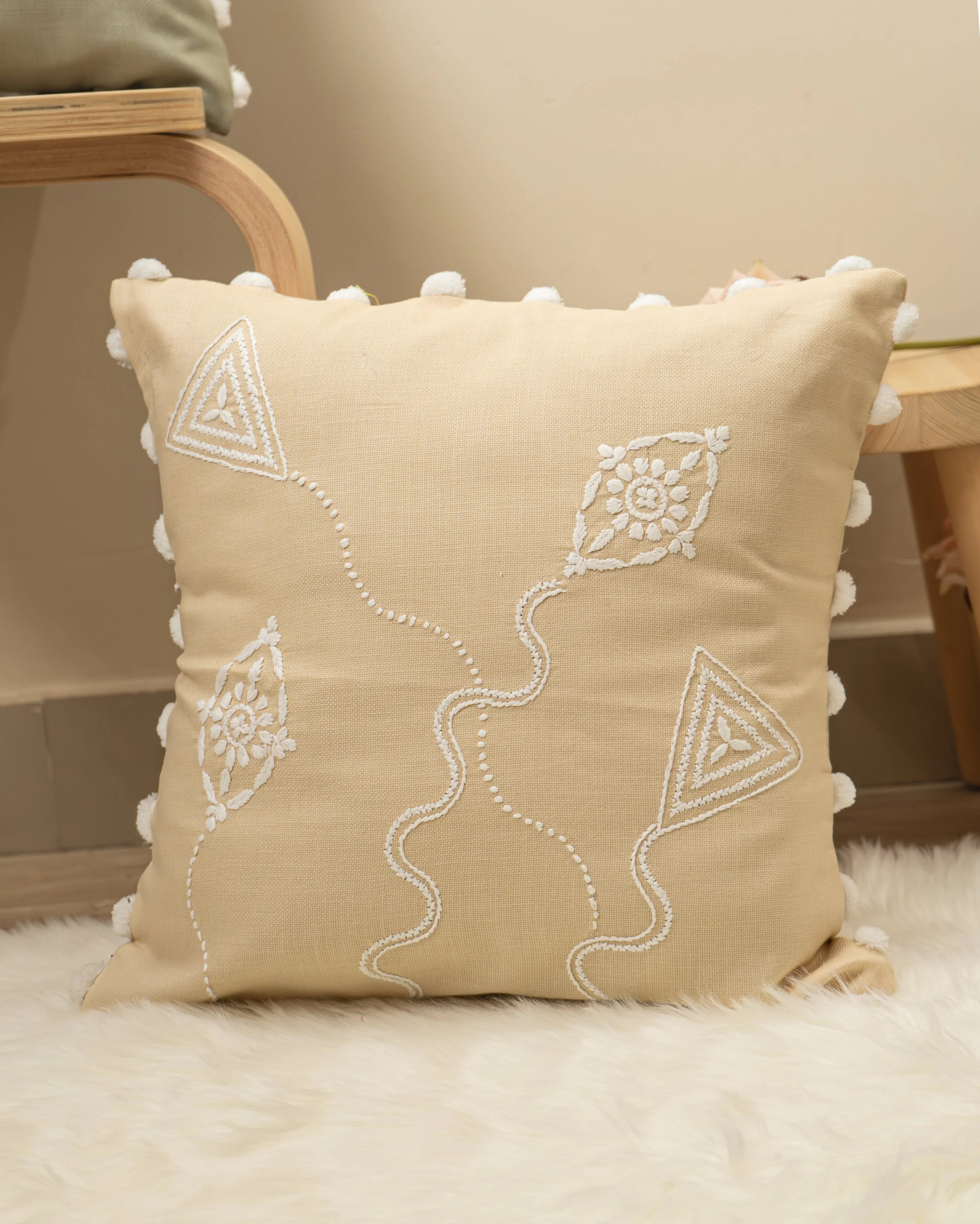 Enhance Your Home Decor with Patangbazi Chikan Cushion Covers Sukhara