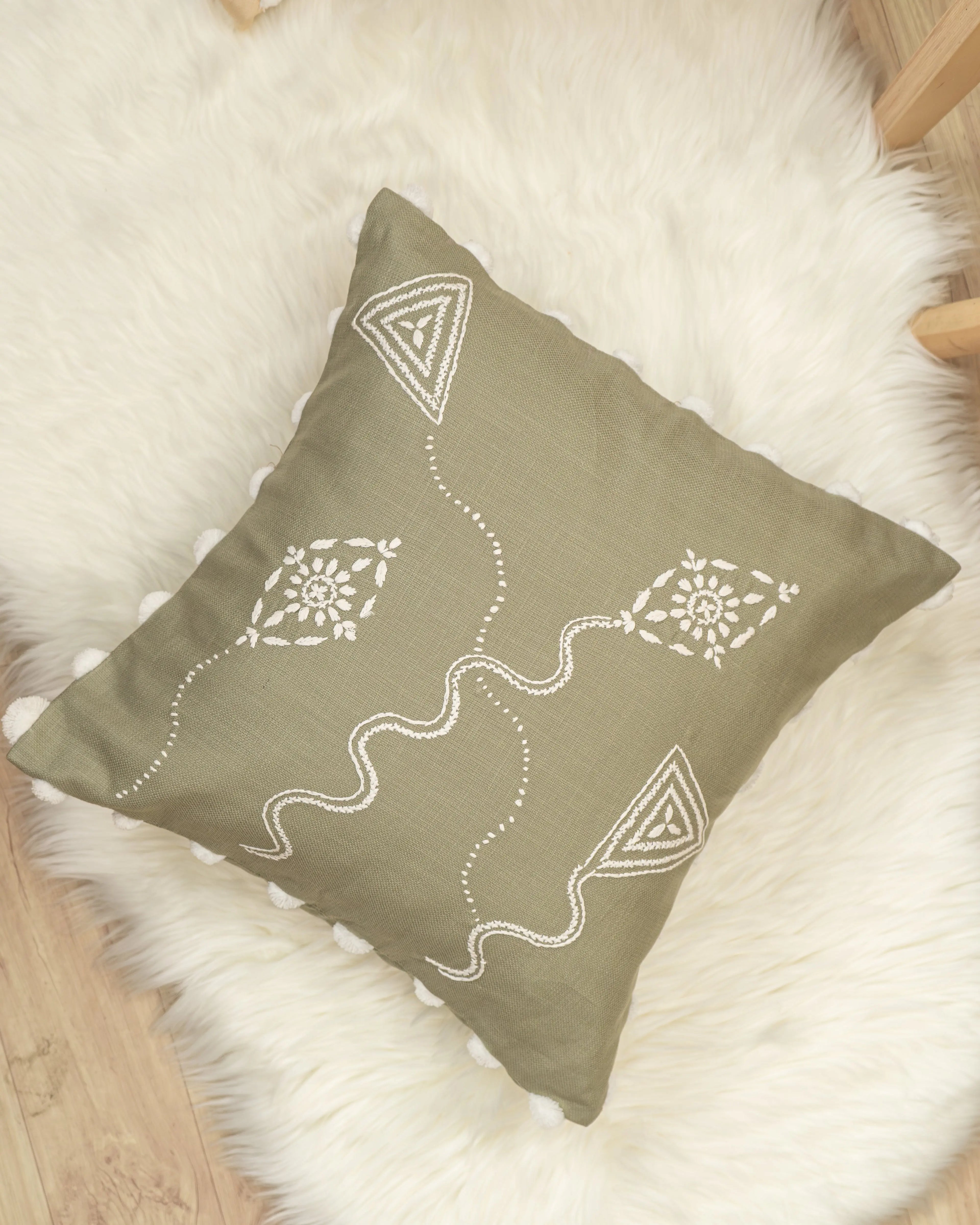 Enhance Your Home Decor with Patangbazi Chikan Cushion Covers Sukhara