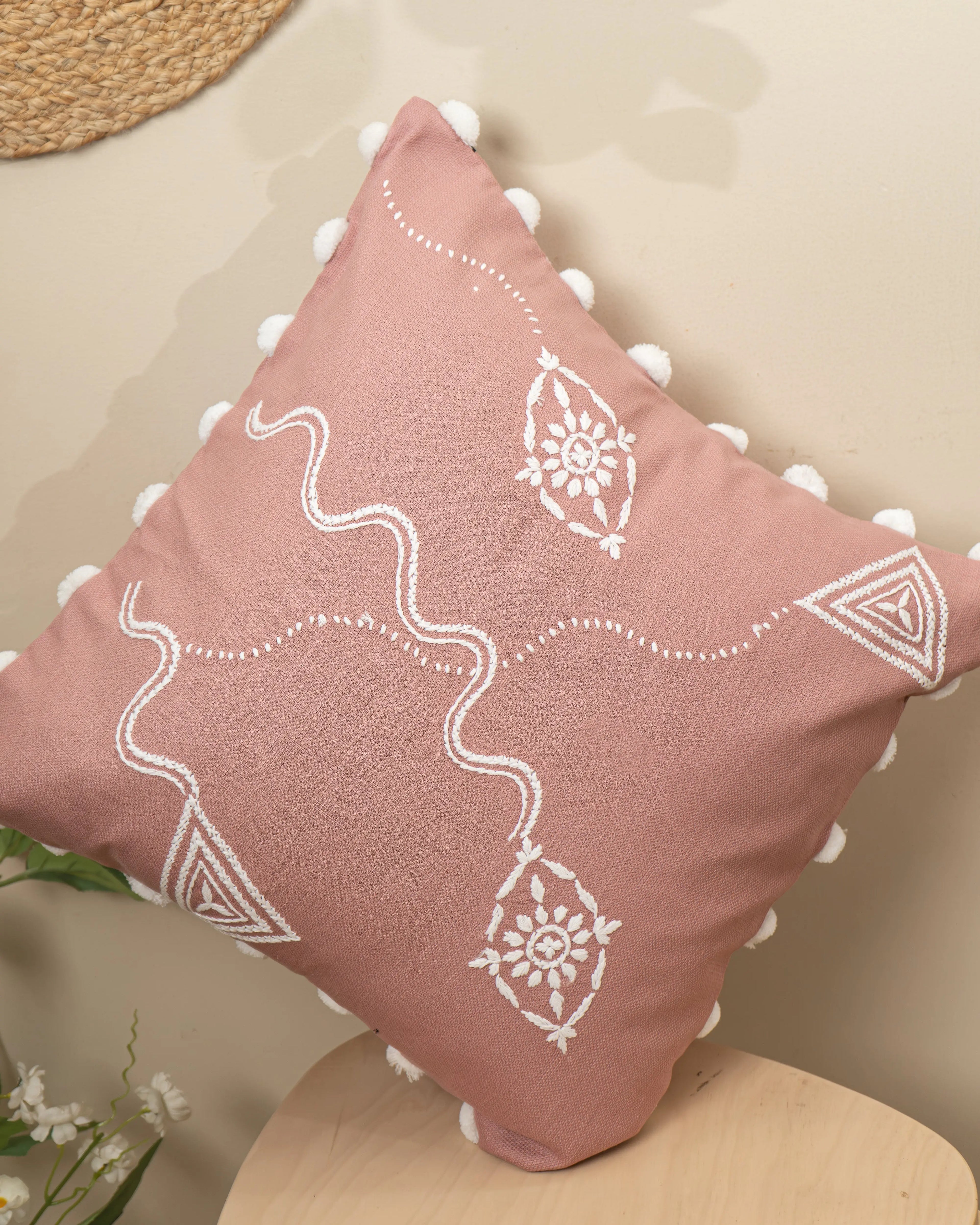 Enhance Your Home Decor with Patangbazi Chikan Cushion Covers Sukhara