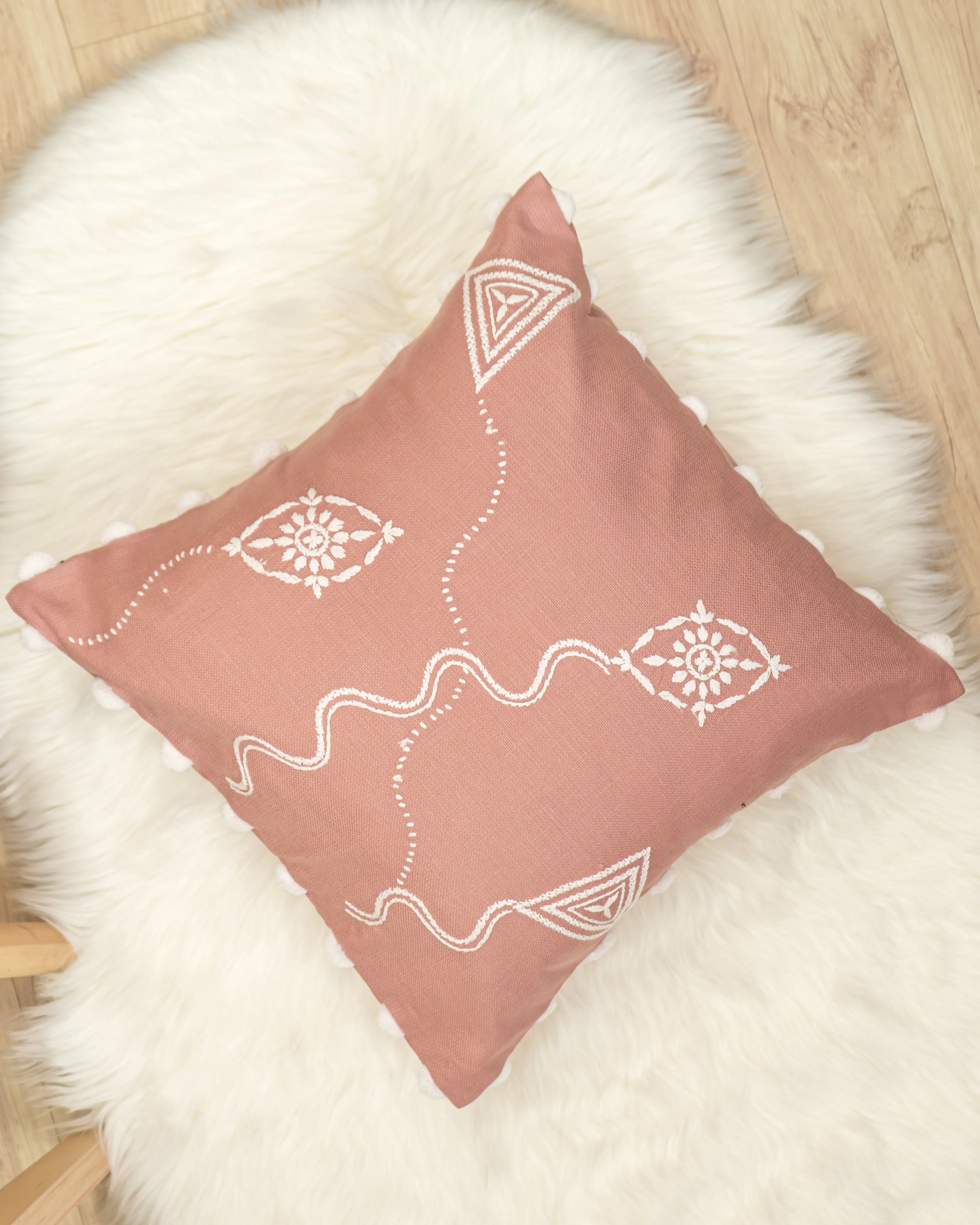 Enhance Your Home Decor with Patangbazi Chikan Cushion Covers Sukhara