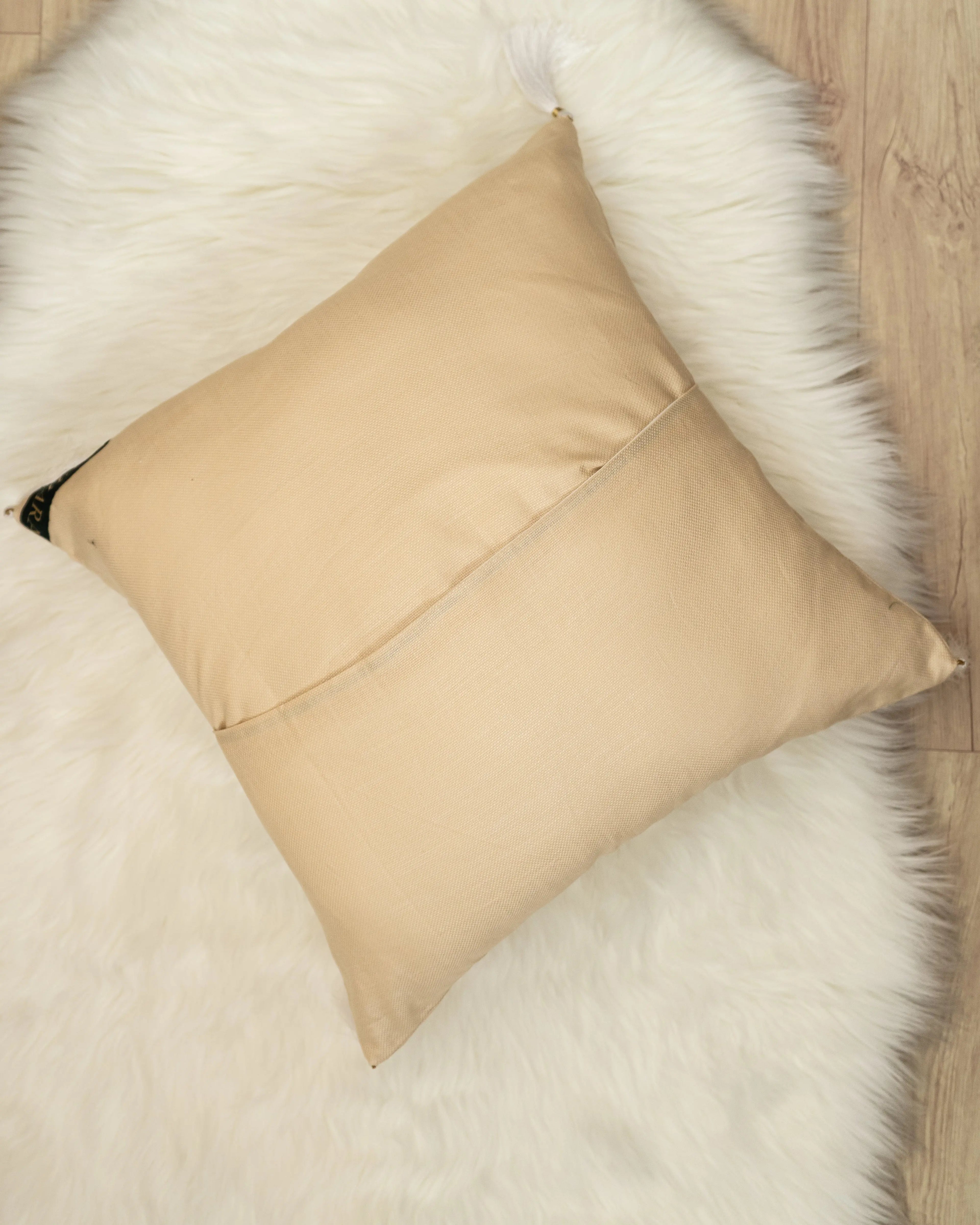 ManMohak Chikan Cushion Cover | Hand-Embroidered Luxury for Elegant Sukhara