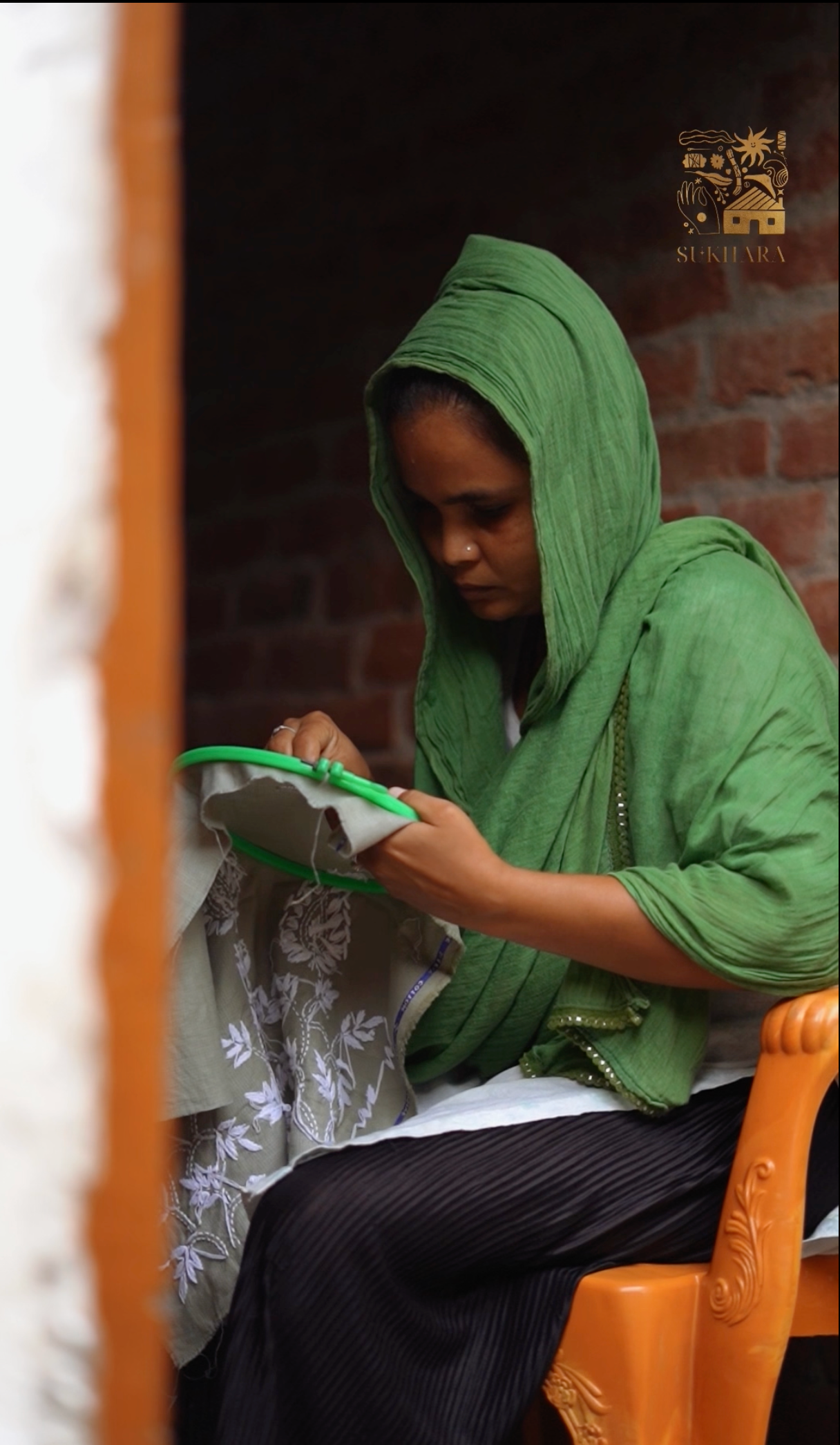 sukhara chikankari making