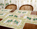 Linen Table Runner Alternative – Jute Cotton Block Print Dining Set with Mats