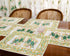 Parrot Grove – Handcrafted Jute Cotton Block Print Placemats-Jaipur Rajasthani Table Runner With Mats SUKHARA HOME and LIFESTYLE