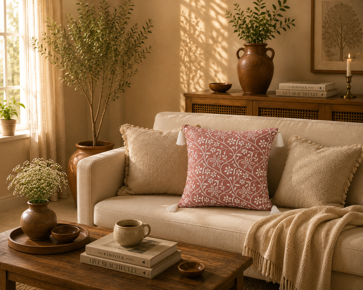 Handmade Cushion Covers – Luxury Chikankari Embroidery by Indian Artisans | Sukhara