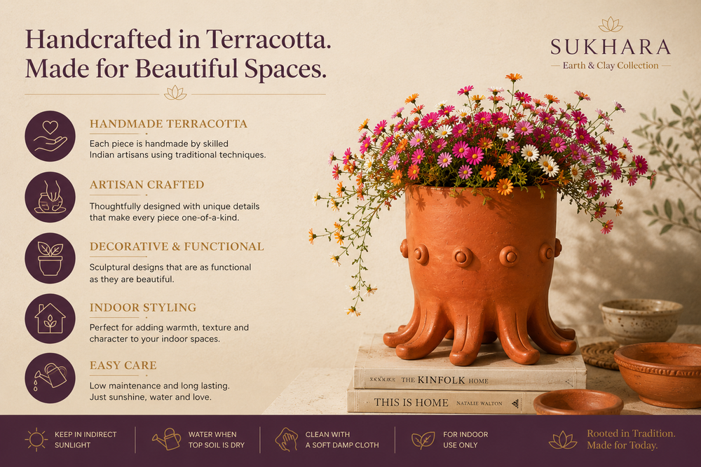 Ashta Terracotta Planter