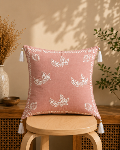 Traditional Indian Cushion Covers with Intricate Embroidery – Manmohak Collection | Sukhara