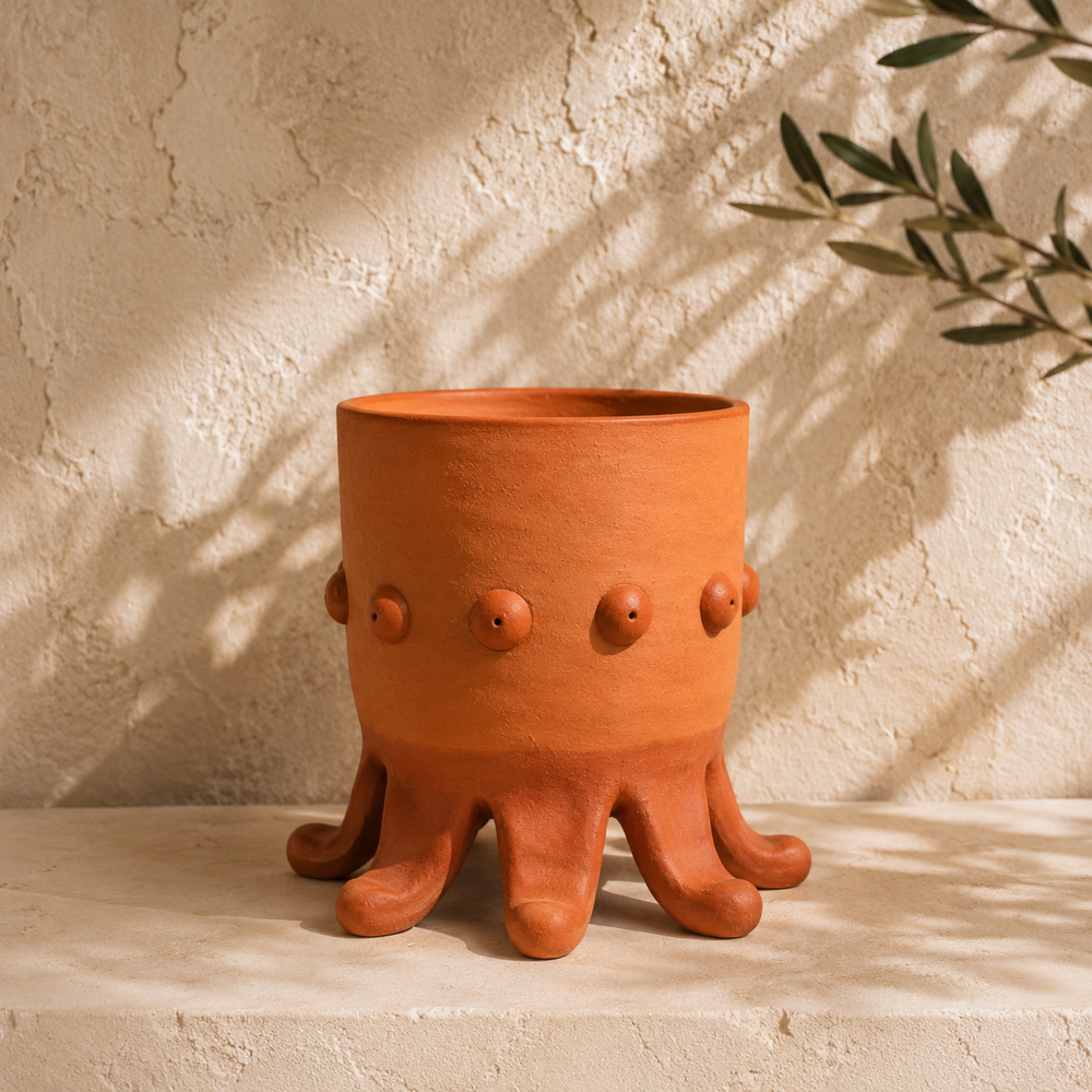 Ashta Terracotta Planter