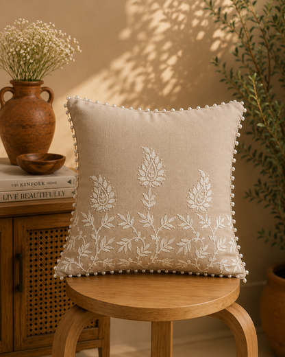 Chikankari Cushion Covers – Aam Ke Bagh Collection | Sukhara