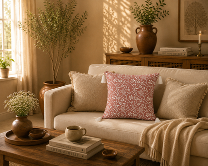 Handmade Cushion Covers – Luxury Chikankari Embroidery by Indian Artisans | Sukhara