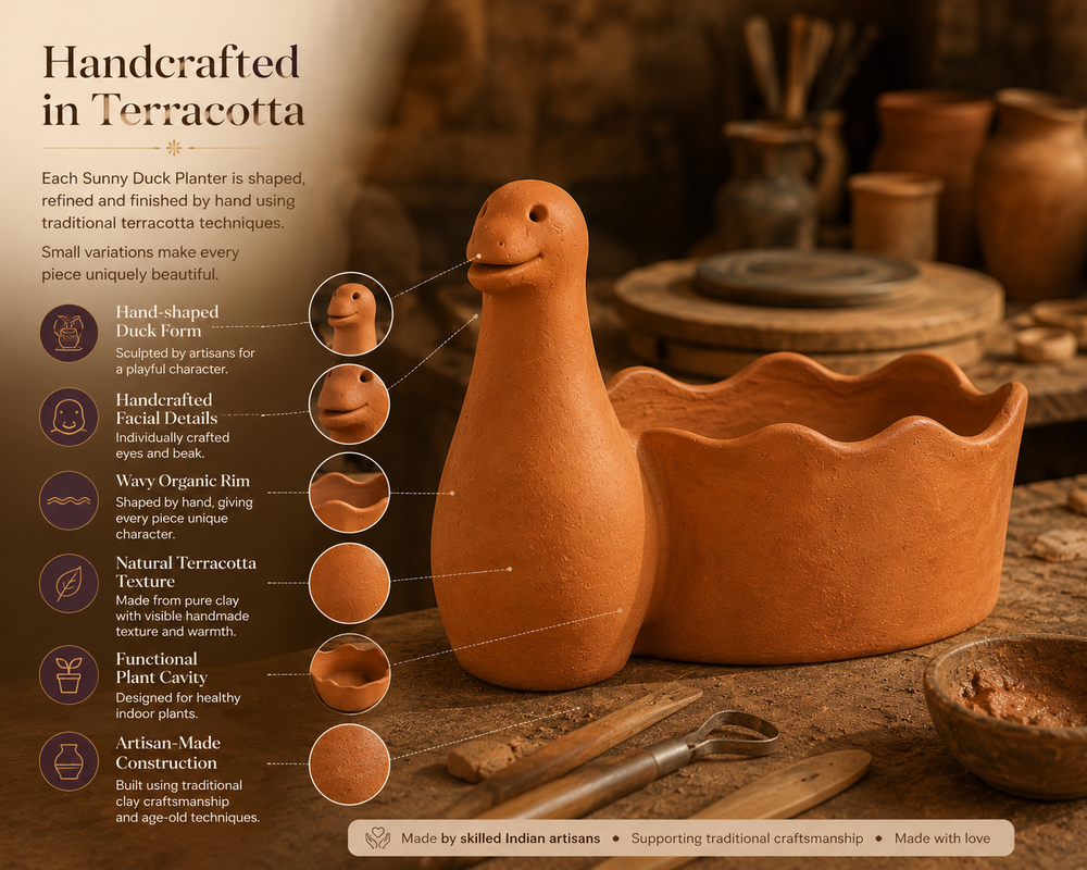 Battu Terracotta Planter