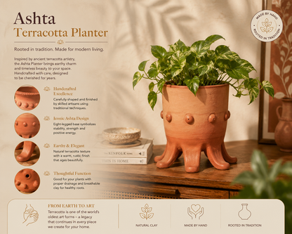 Ashta Terracotta Planter