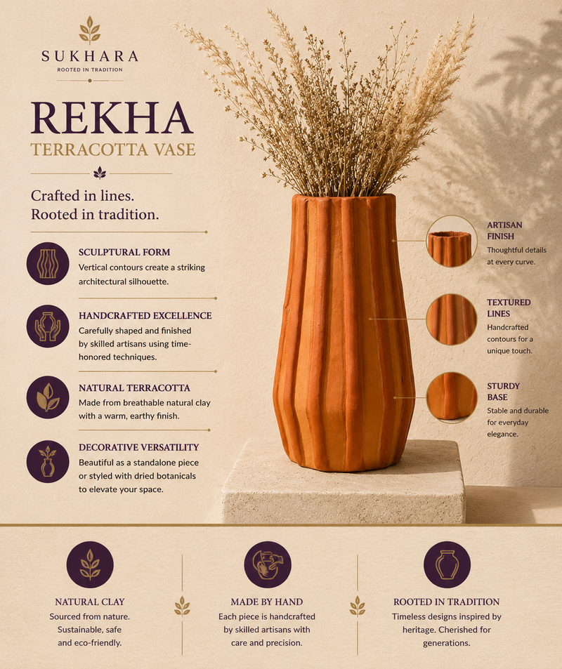 Rekha Terracotta Vase