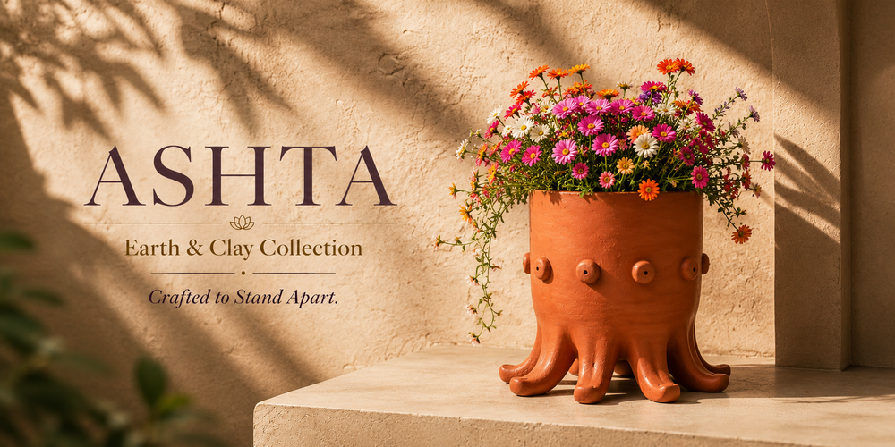 Ashta Terracotta Planter