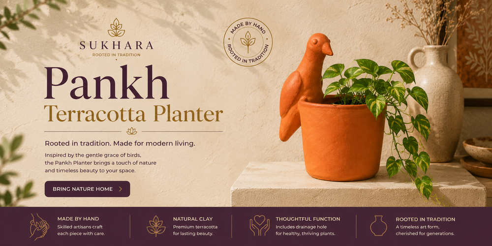Pankh Terracotta Planter