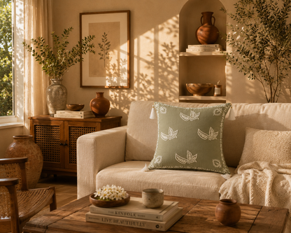 Traditional Indian Cushion Covers with Intricate Embroidery – Manmohak Collection | Sukhara