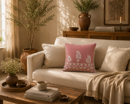 Chikankari Cushion Covers – Aam Ke Bagh Collection | Sukhara